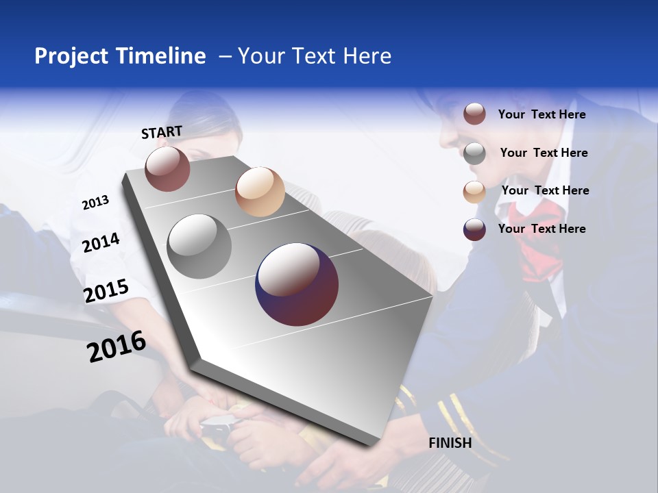 Uniform Attendant Woman PowerPoint Template