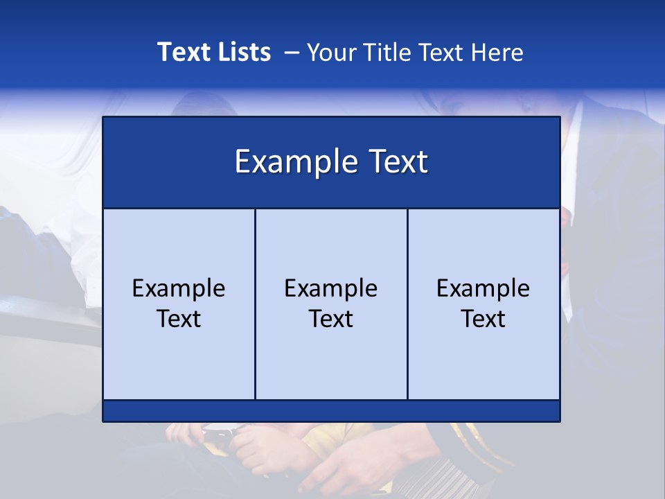 Uniform Attendant Woman PowerPoint Template
