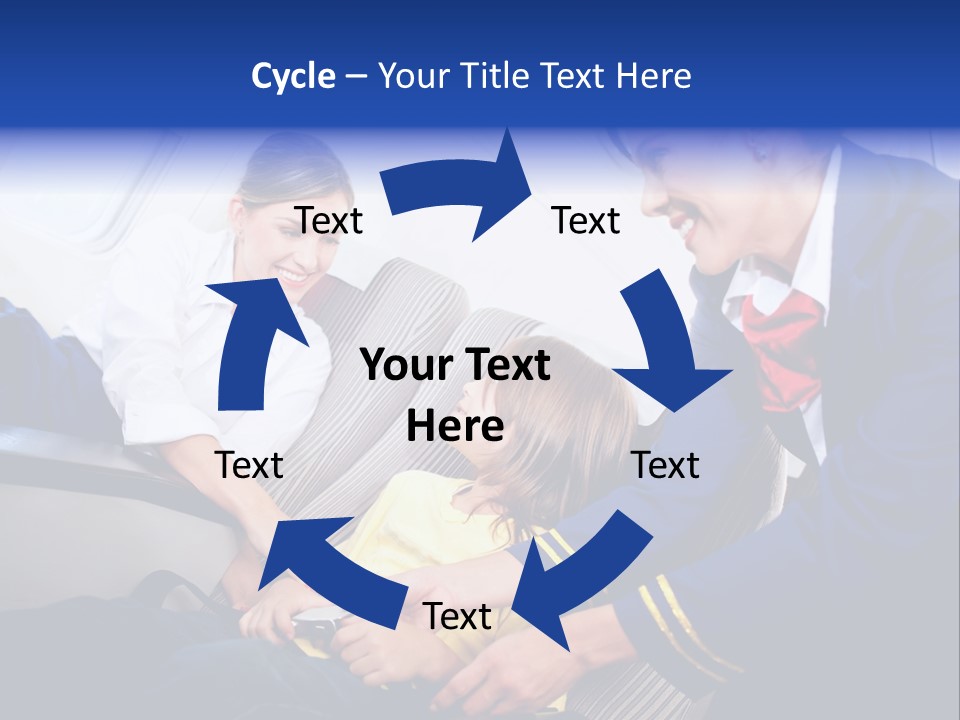 Uniform Attendant Woman PowerPoint Template