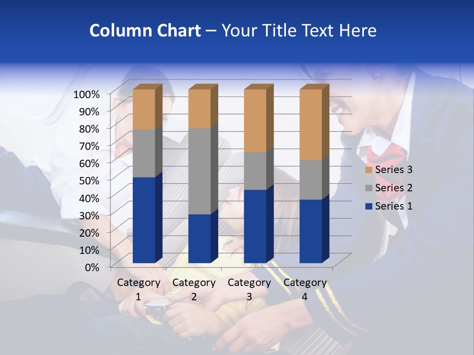 Uniform Attendant Woman PowerPoint Template