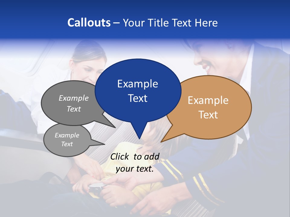 Uniform Attendant Woman PowerPoint Template