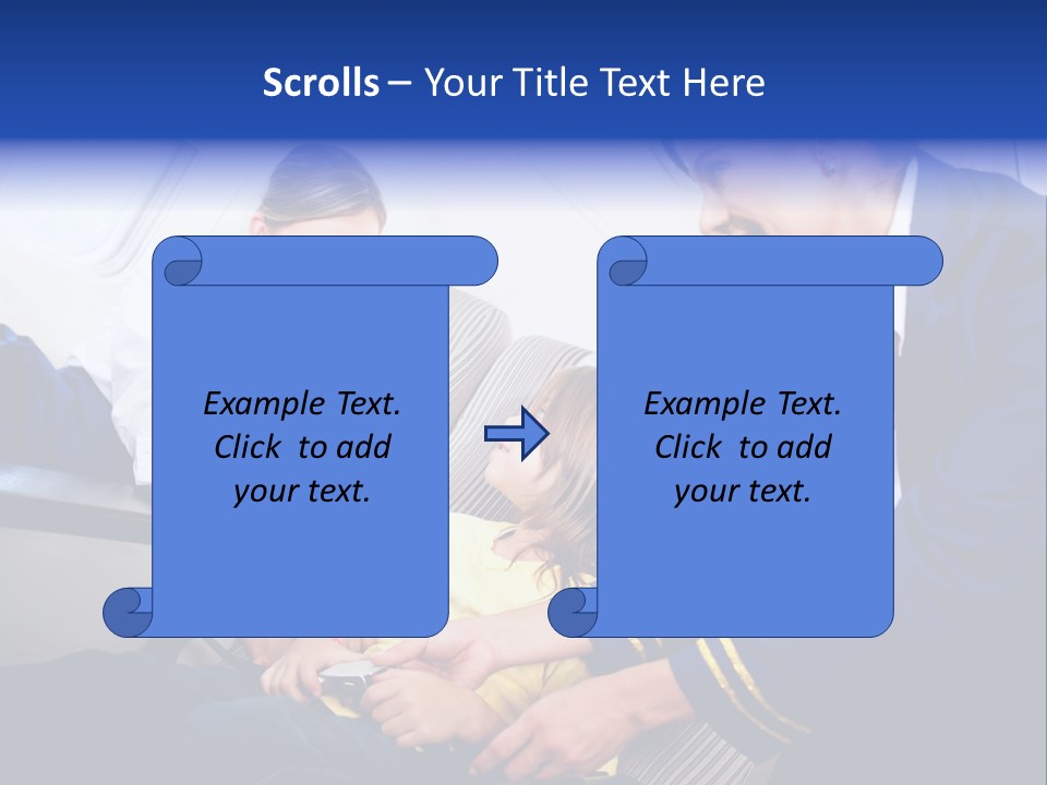 Uniform Attendant Woman PowerPoint Template