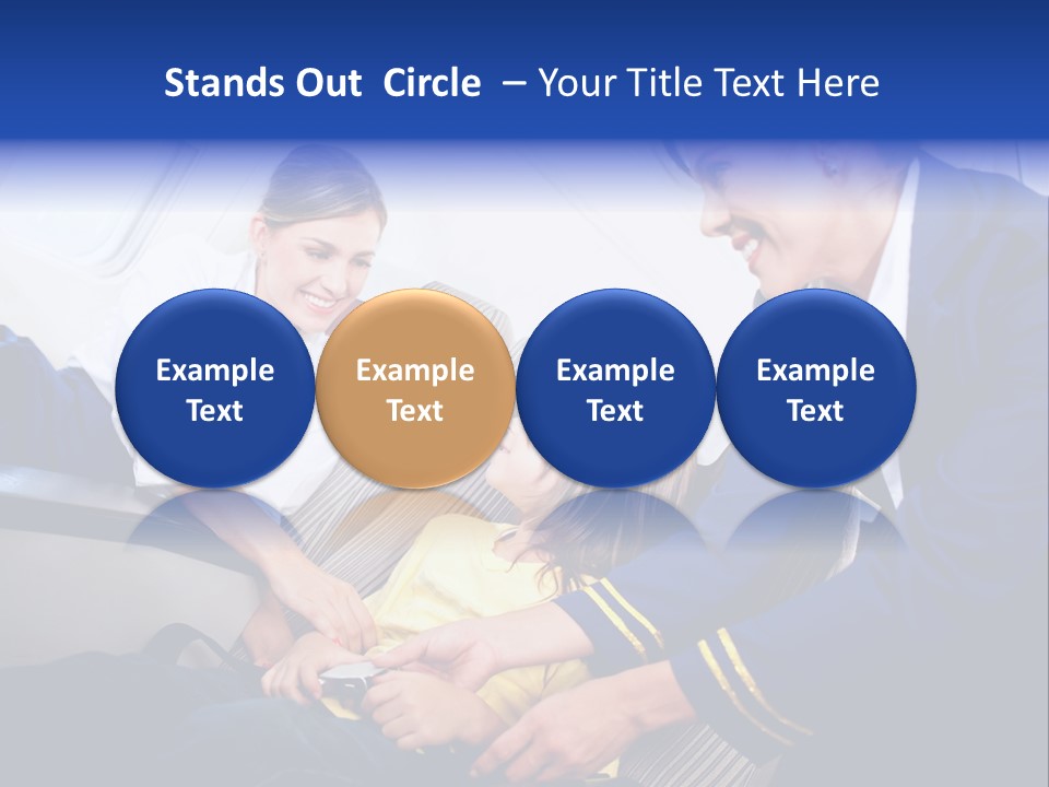 Uniform Attendant Woman PowerPoint Template