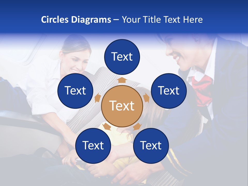 Uniform Attendant Woman PowerPoint Template