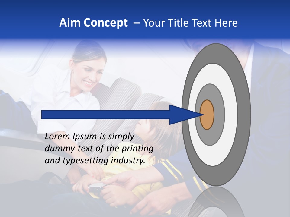 Uniform Attendant Woman PowerPoint Template