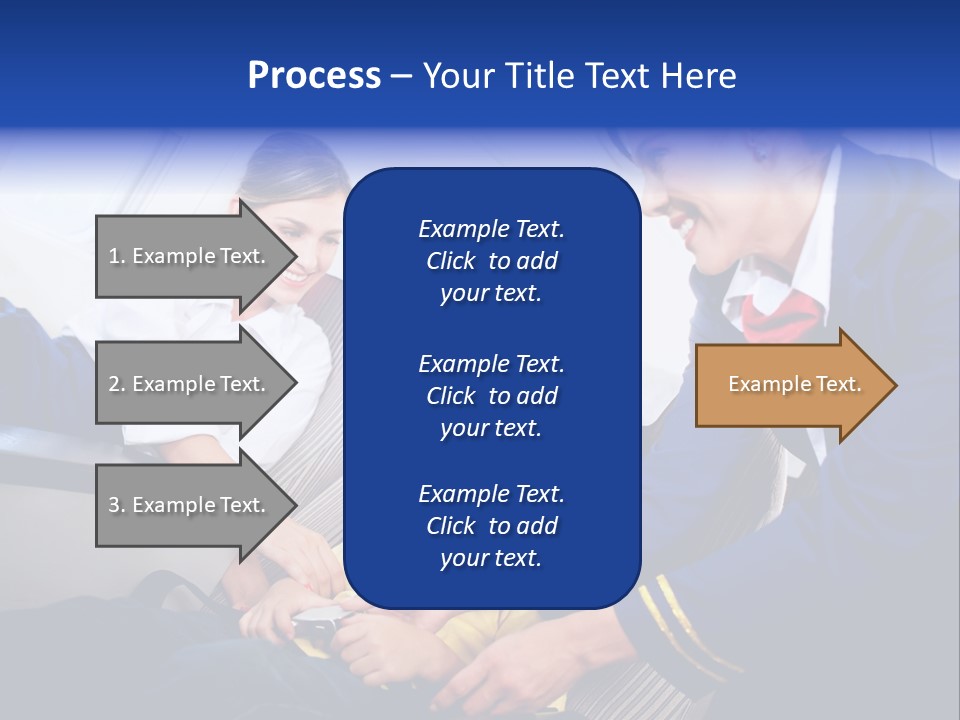 Uniform Attendant Woman PowerPoint Template