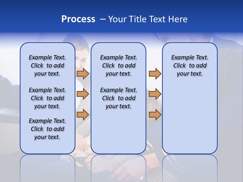 Uniform Attendant Woman PowerPoint Template