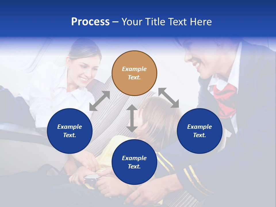 Uniform Attendant Woman PowerPoint Template