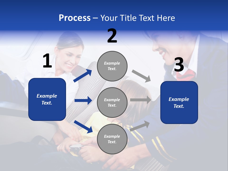 Uniform Attendant Woman PowerPoint Template