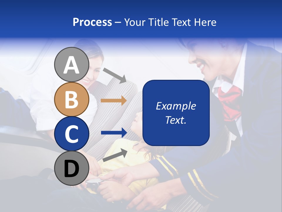 Uniform Attendant Woman PowerPoint Template