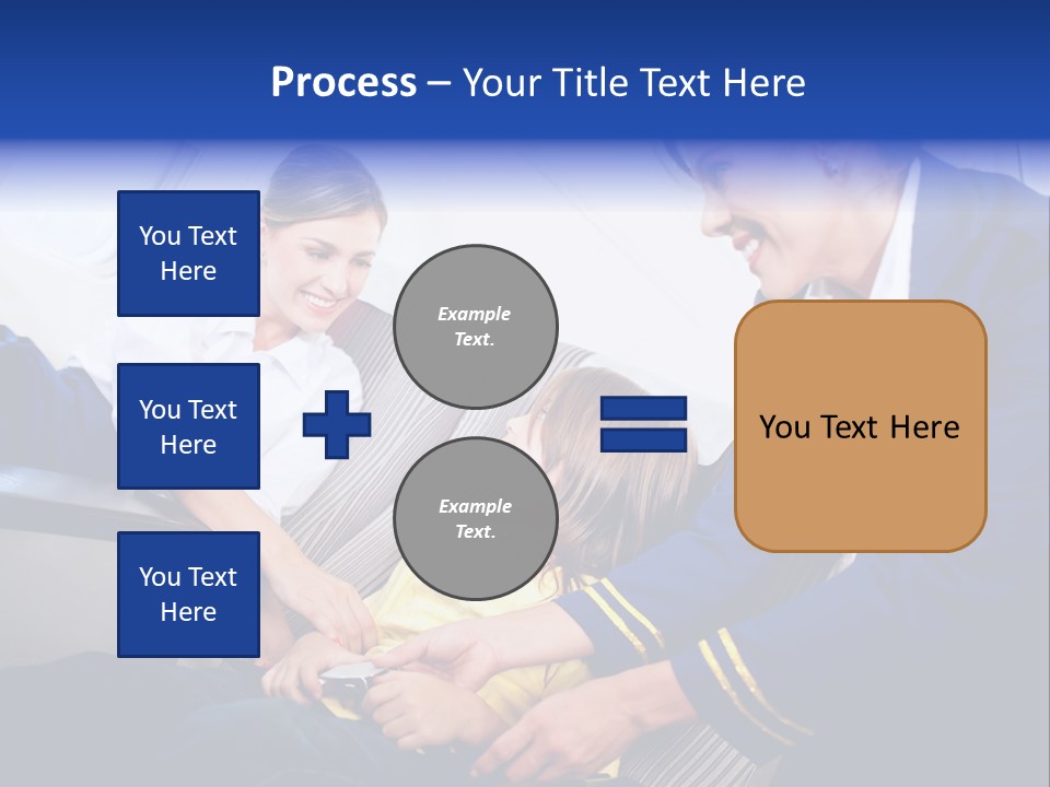 Uniform Attendant Woman PowerPoint Template