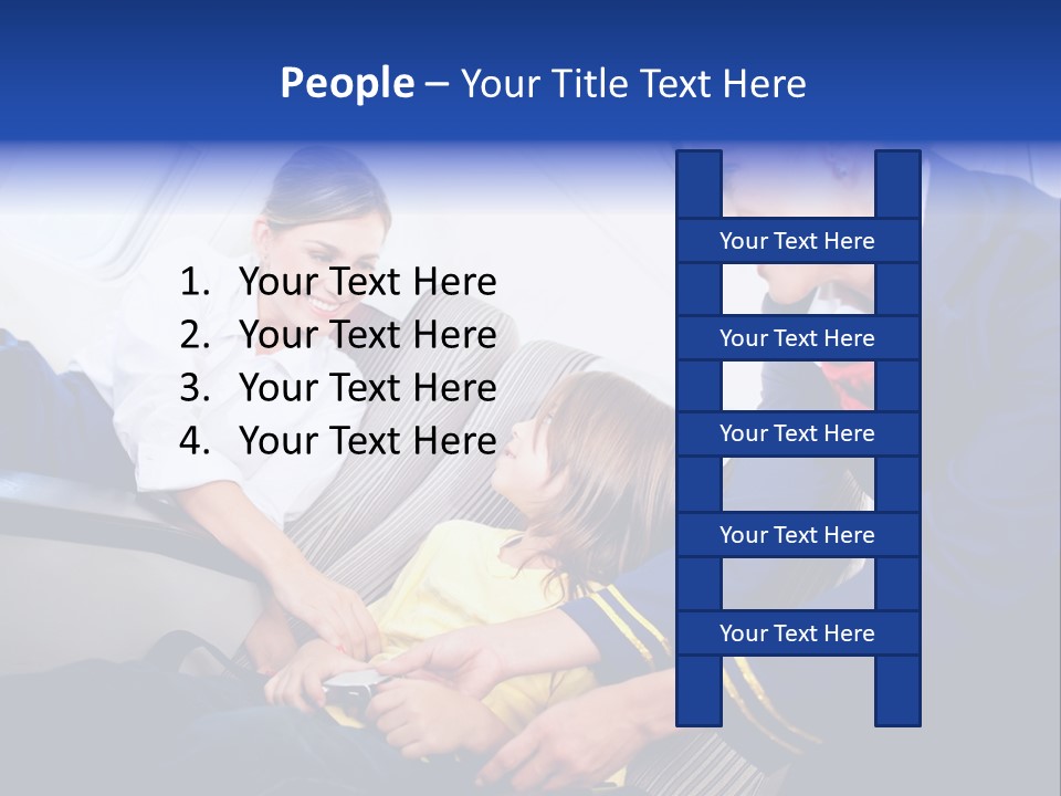 Uniform Attendant Woman PowerPoint Template