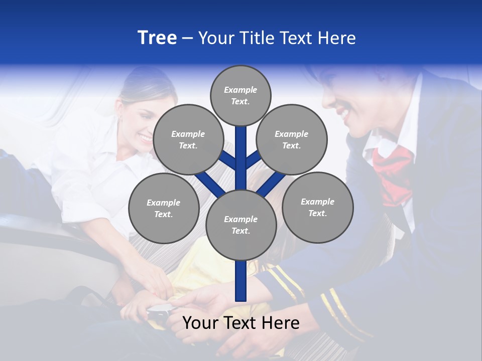 Uniform Attendant Woman PowerPoint Template