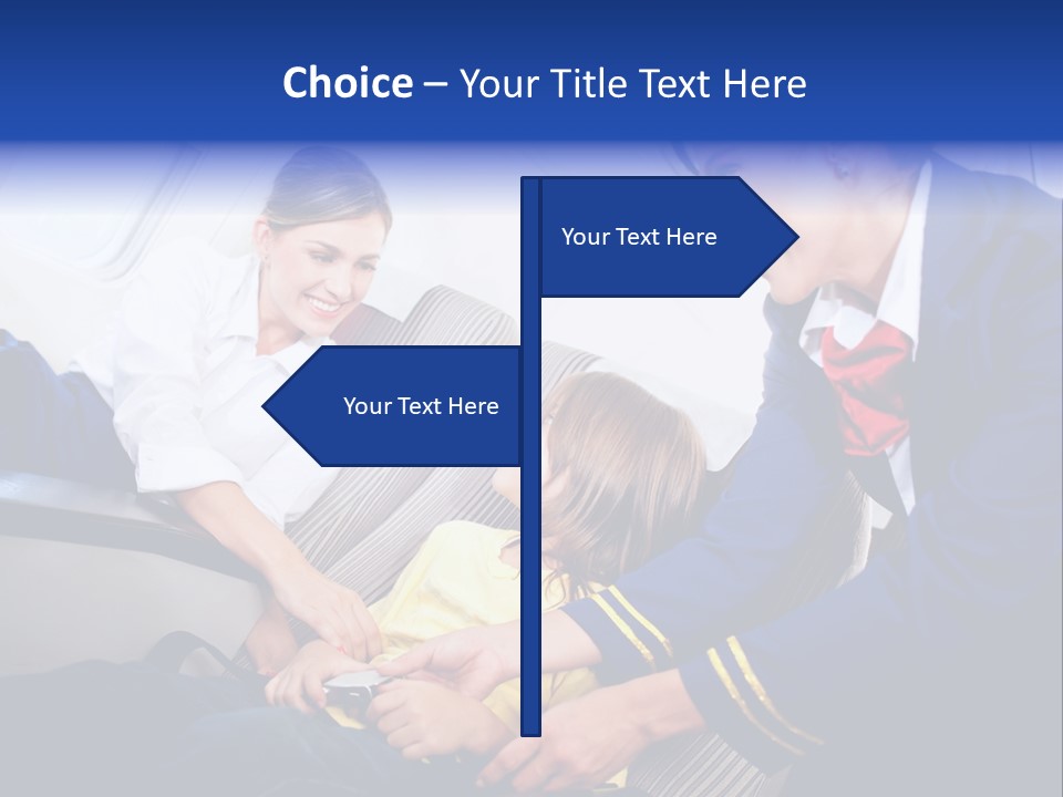 Uniform Attendant Woman PowerPoint Template