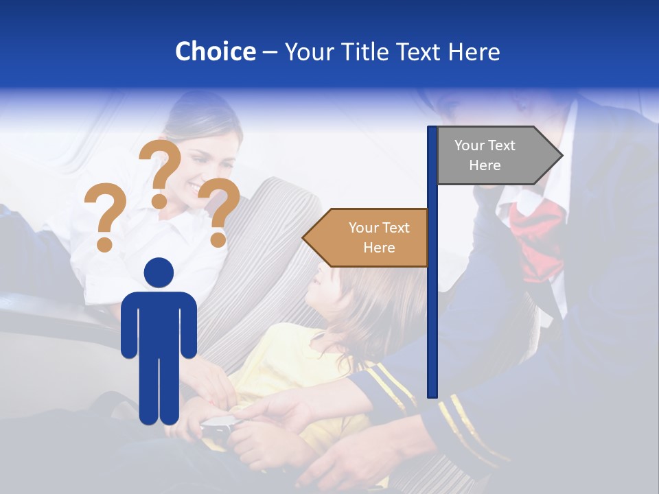 Uniform Attendant Woman PowerPoint Template