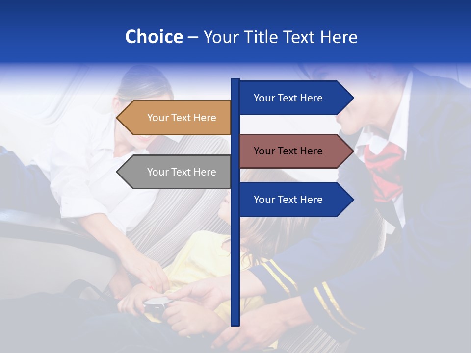 Uniform Attendant Woman PowerPoint Template