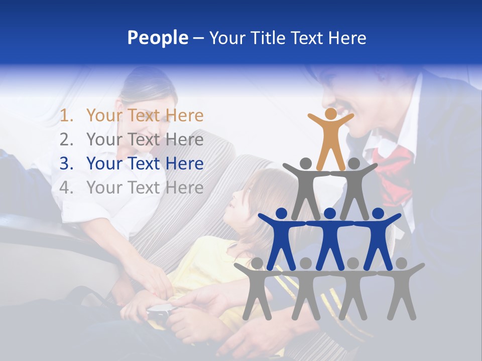 Uniform Attendant Woman PowerPoint Template