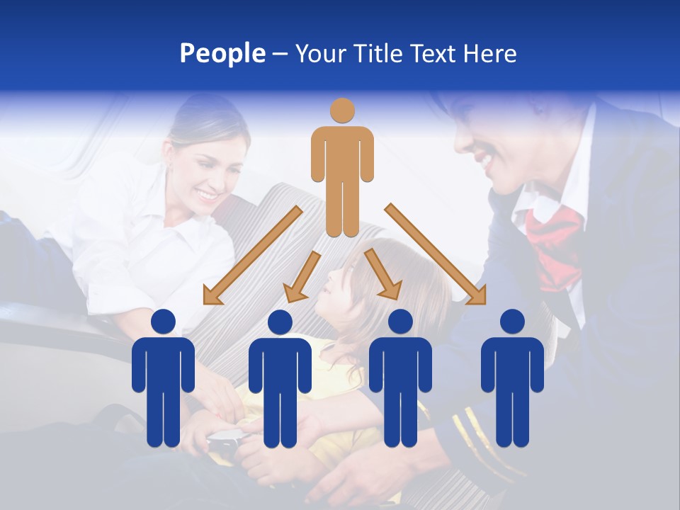 Uniform Attendant Woman PowerPoint Template