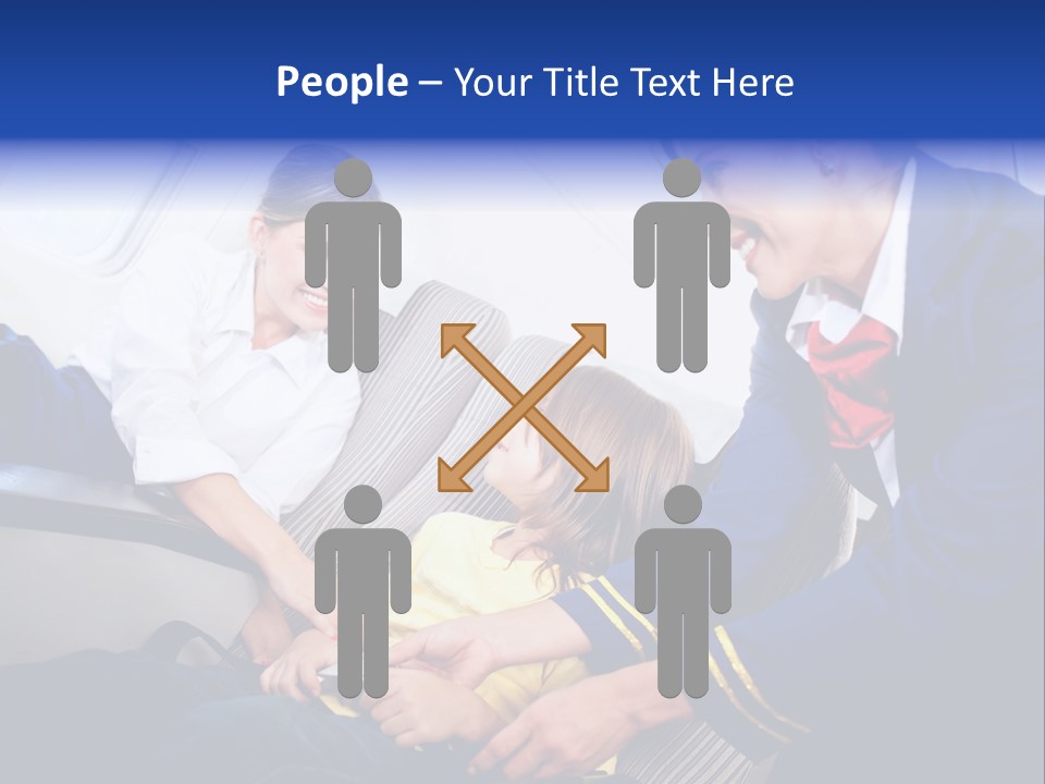 Uniform Attendant Woman PowerPoint Template