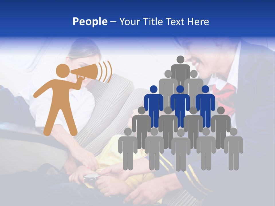 Uniform Attendant Woman PowerPoint Template