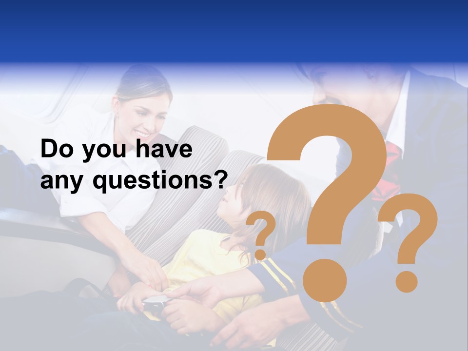 Uniform Attendant Woman PowerPoint Template