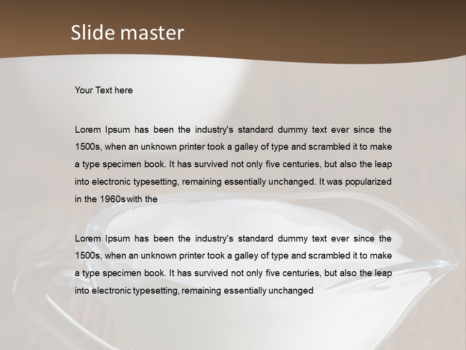 Cottage Traditional Breakfast PowerPoint Template