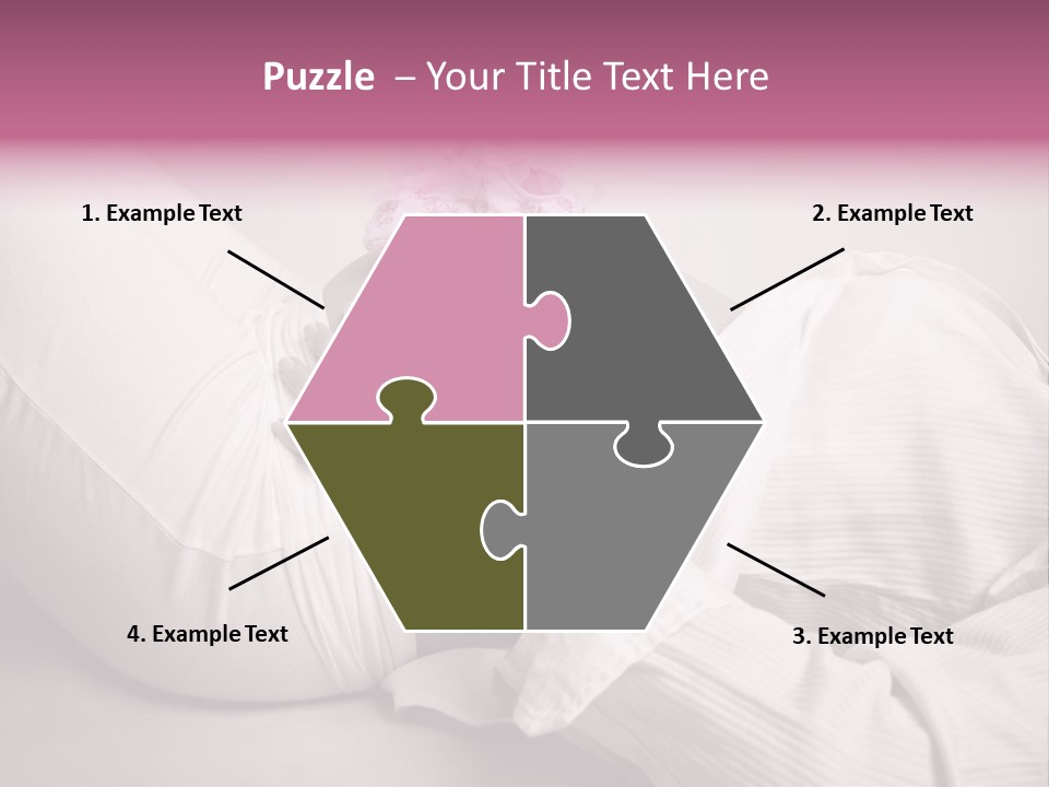 Waist Tummy Expecting PowerPoint Template