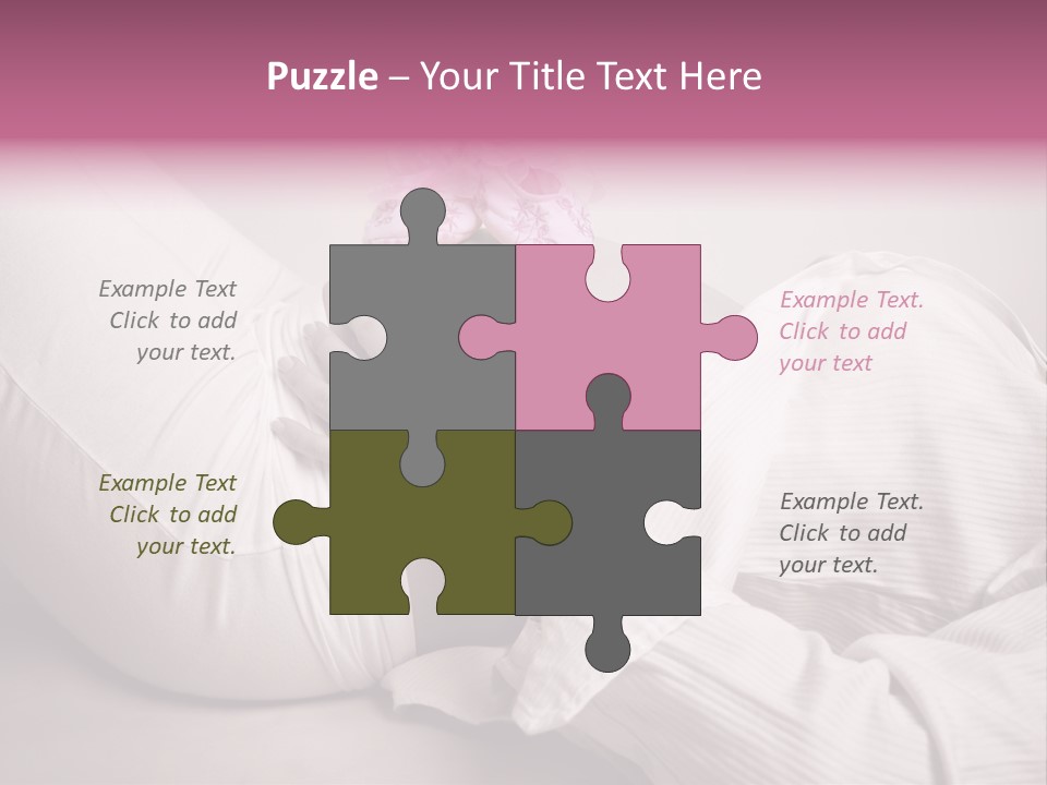 Waist Tummy Expecting PowerPoint Template