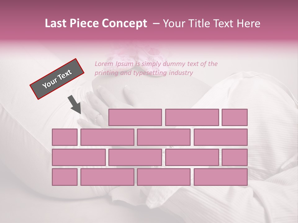 Waist Tummy Expecting PowerPoint Template