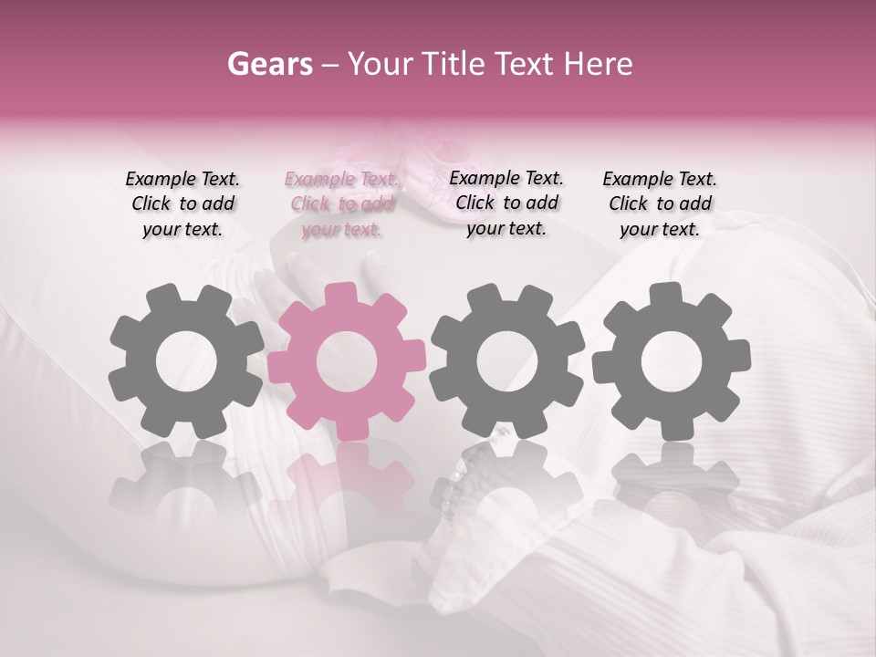 Waist Tummy Expecting PowerPoint Template