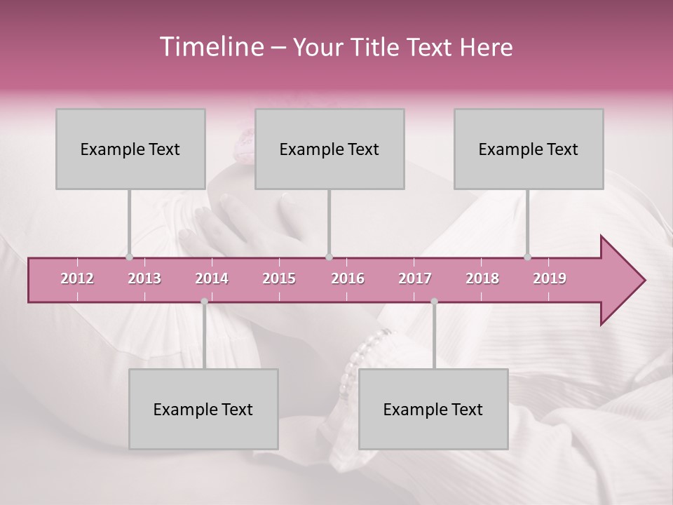 Waist Tummy Expecting PowerPoint Template