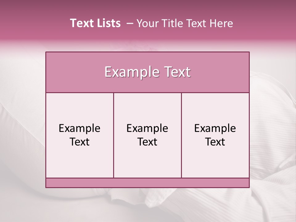 Waist Tummy Expecting PowerPoint Template