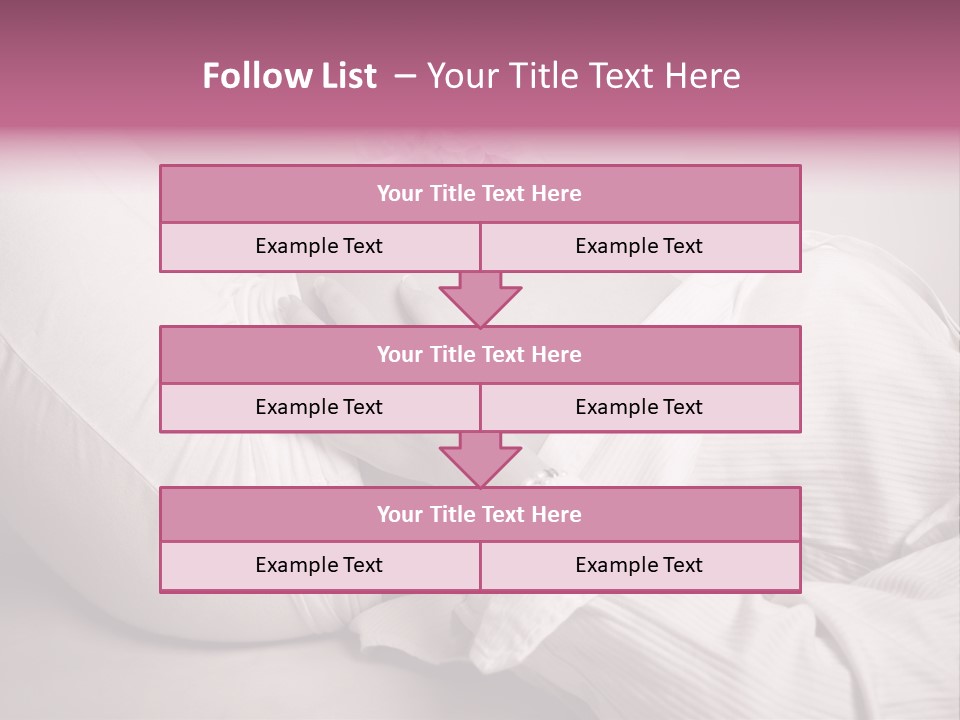 Waist Tummy Expecting PowerPoint Template