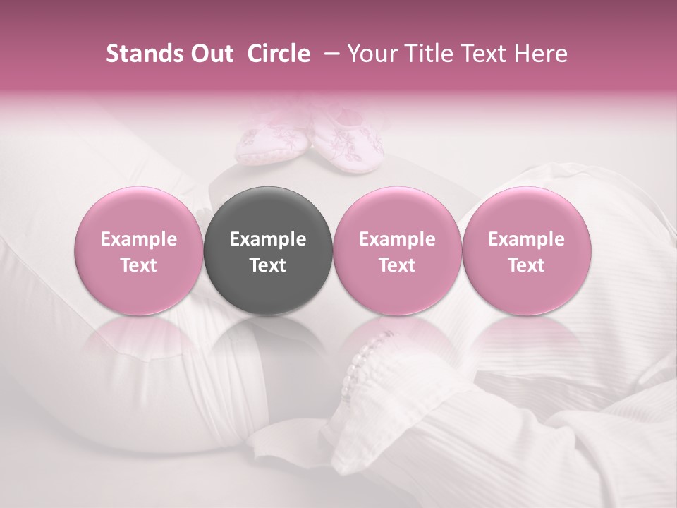 Waist Tummy Expecting PowerPoint Template