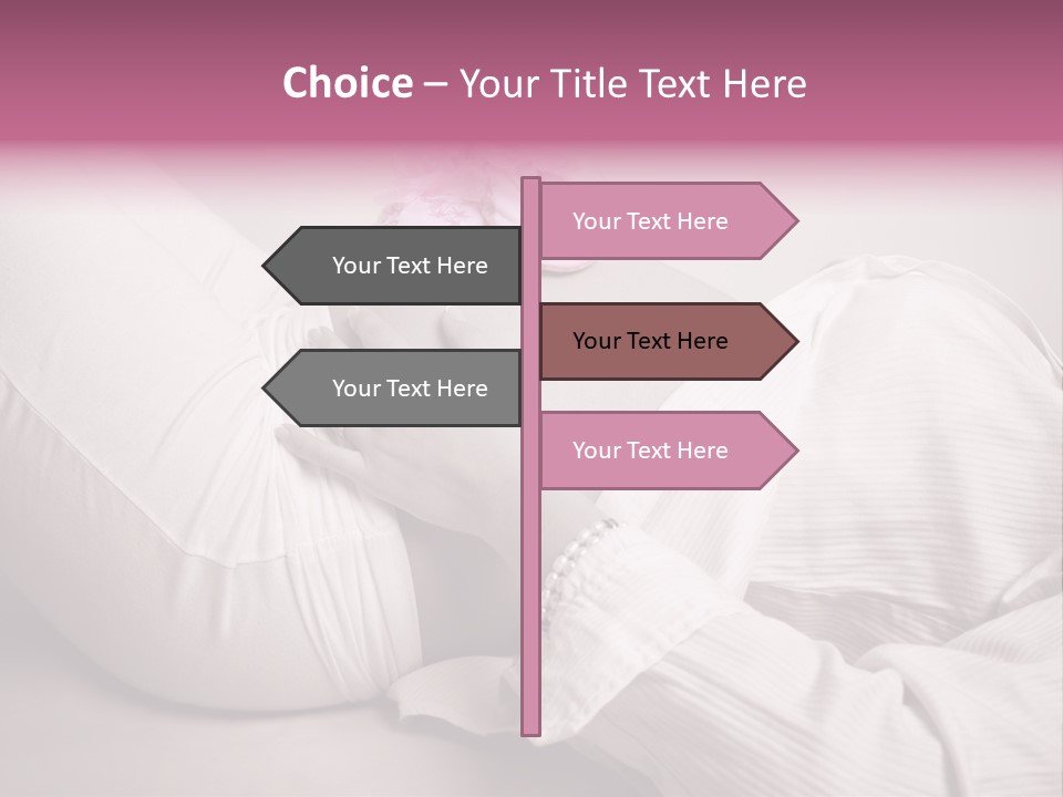 Waist Tummy Expecting PowerPoint Template