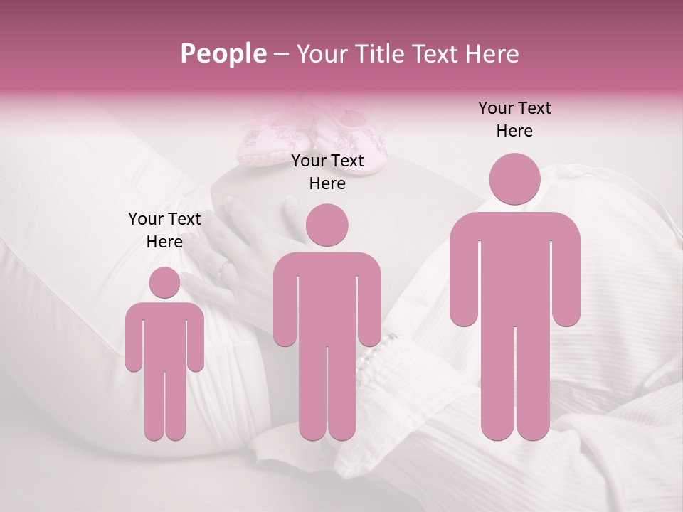 Waist Tummy Expecting PowerPoint Template