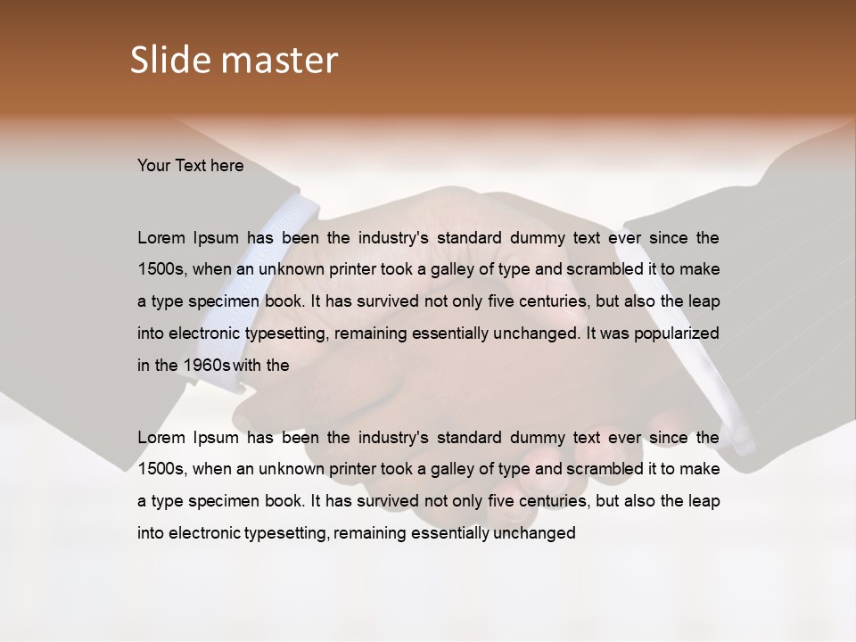 Agree Job Business PowerPoint Template