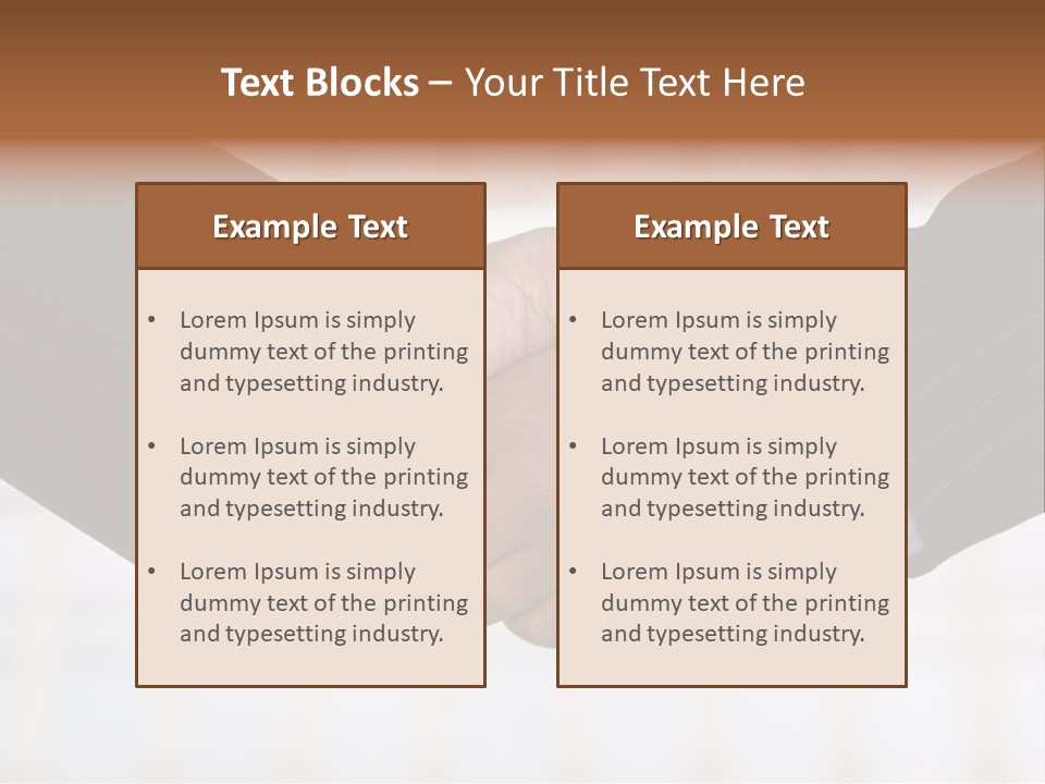 Agree Job Business PowerPoint Template