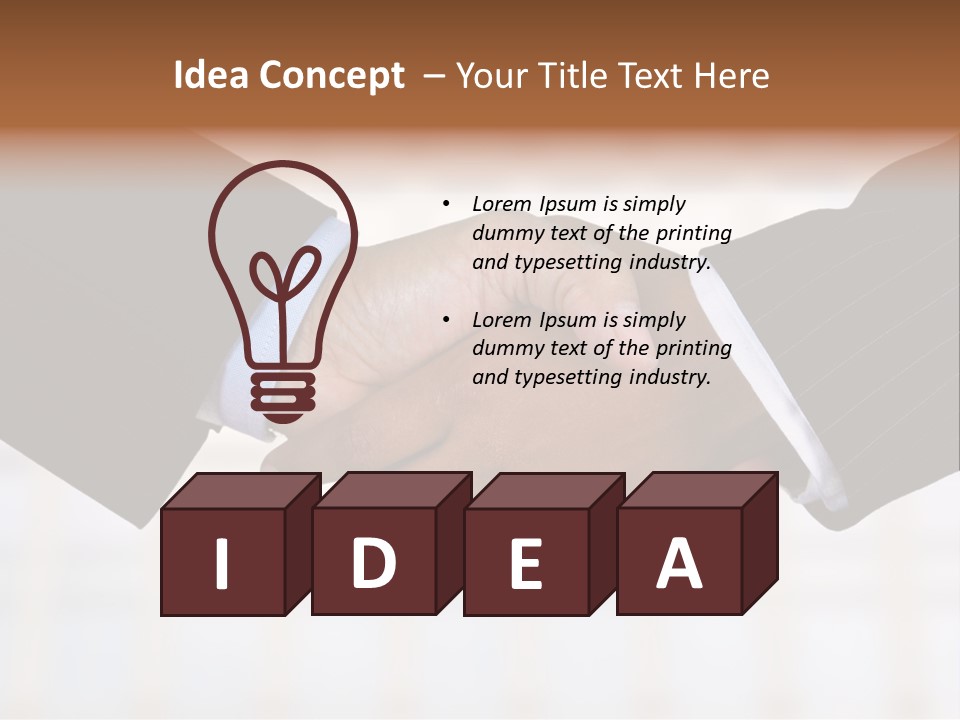 Agree Job Business PowerPoint Template