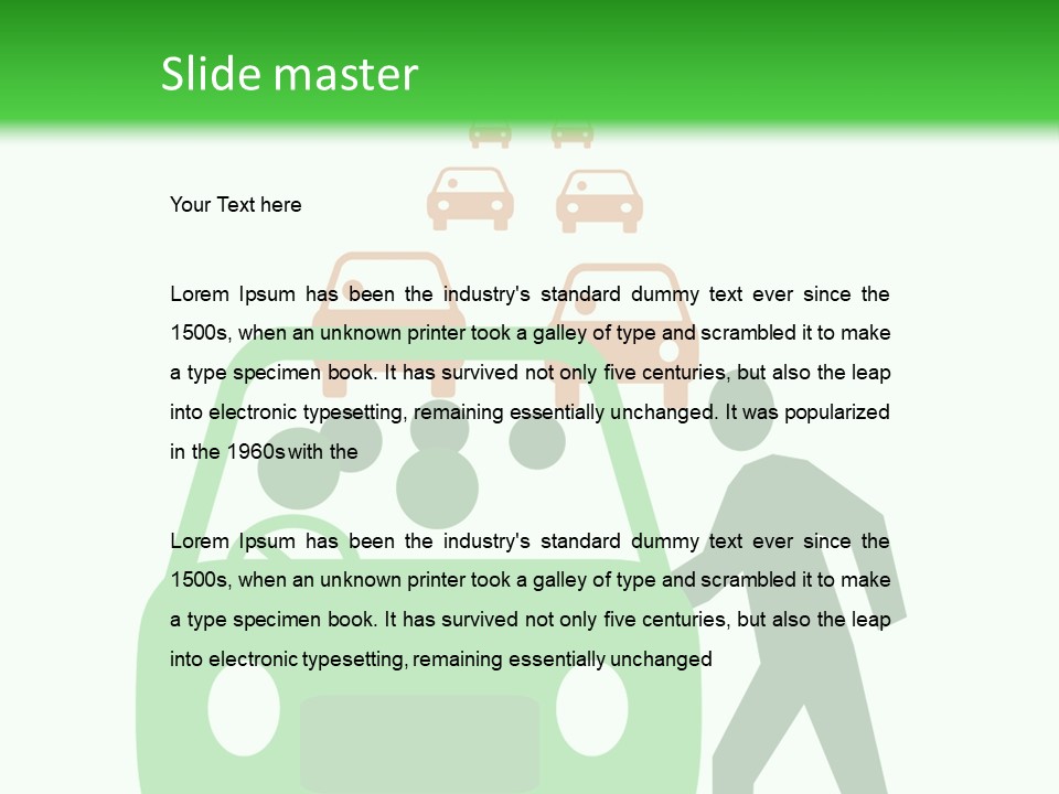 Routine White Schedule PowerPoint Template