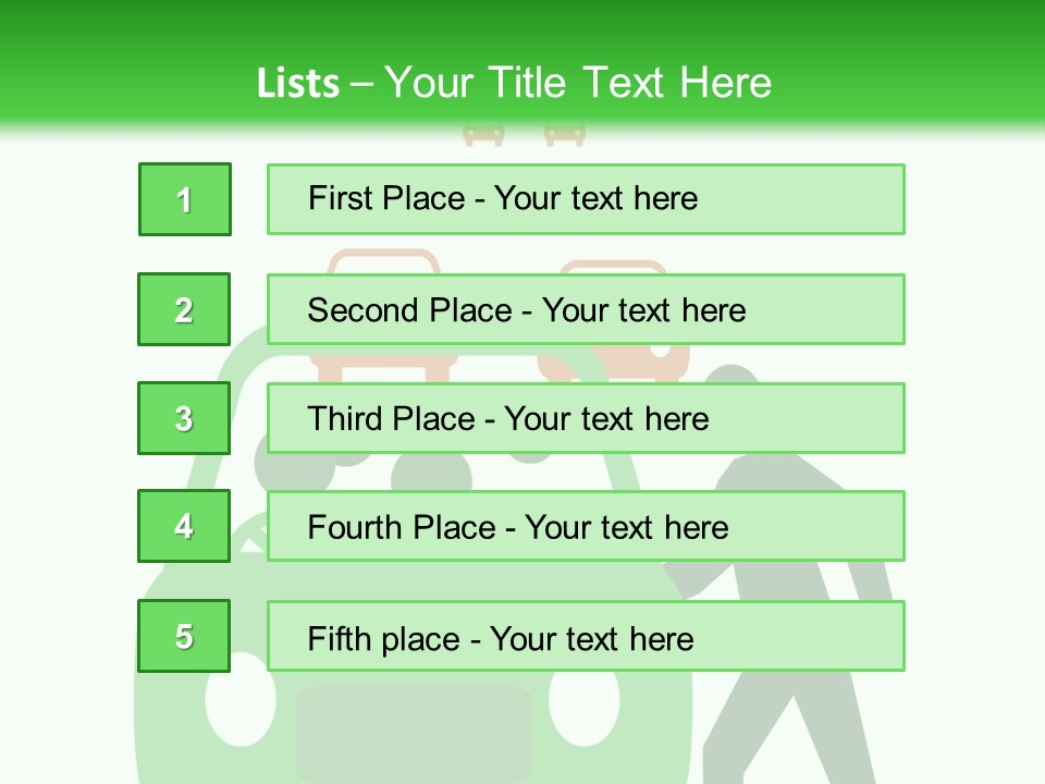 Routine White Schedule PowerPoint Template