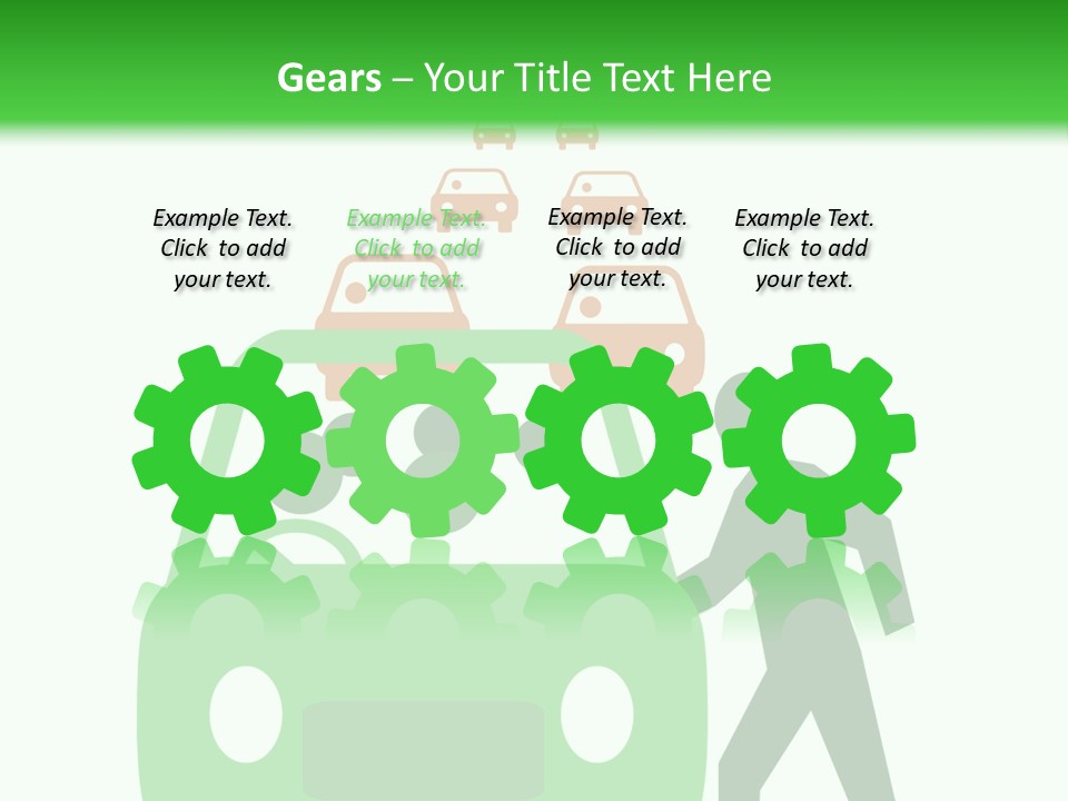 Routine White Schedule PowerPoint Template