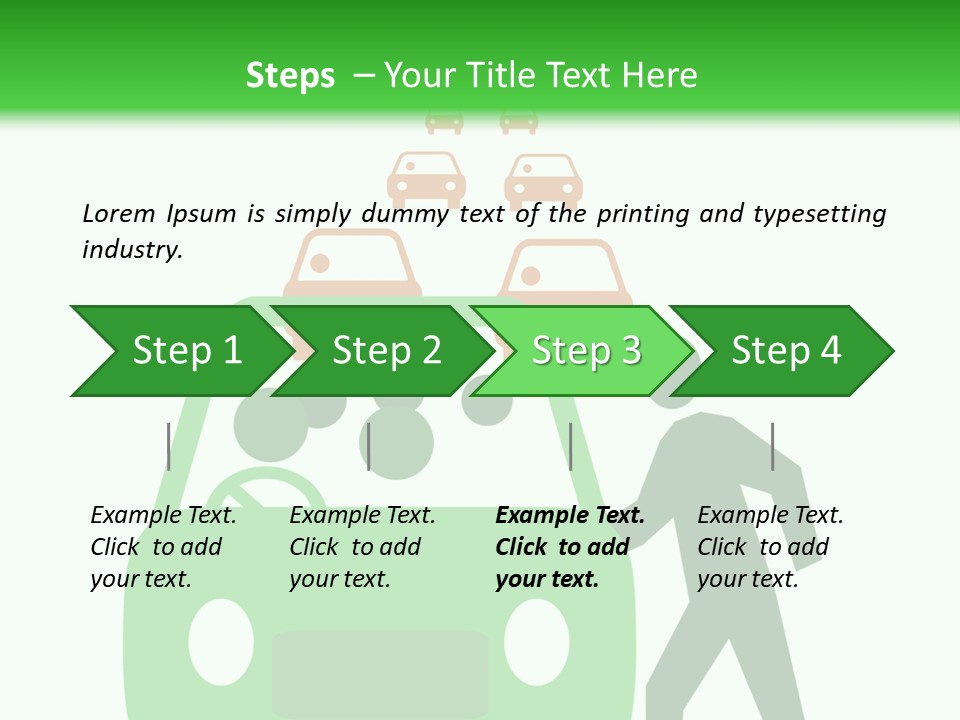 Routine White Schedule PowerPoint Template