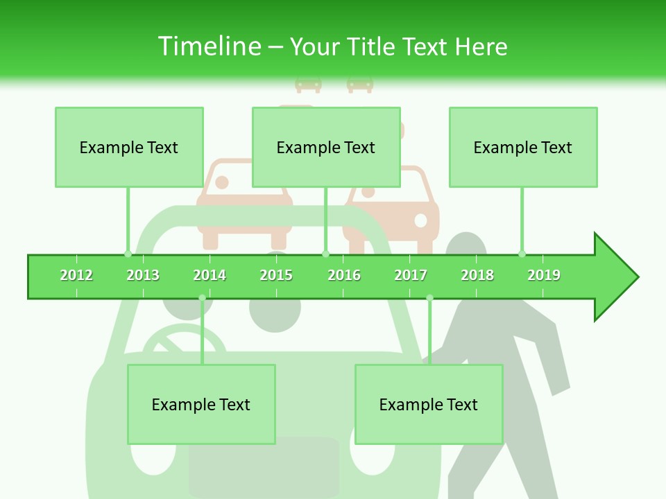 Routine White Schedule PowerPoint Template