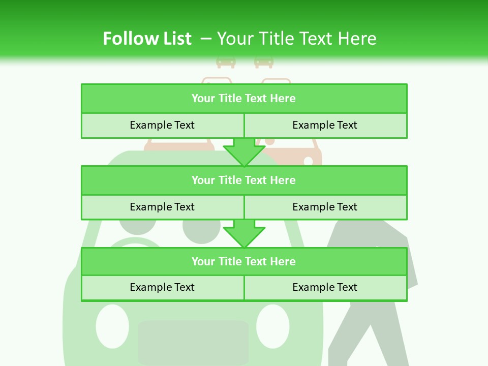Routine White Schedule PowerPoint Template