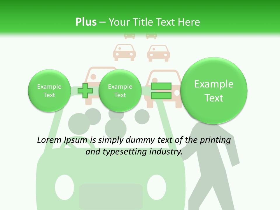 Routine White Schedule PowerPoint Template