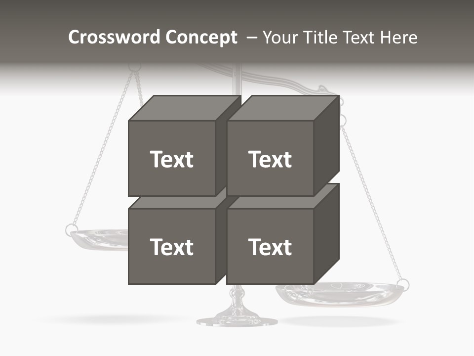 Weight Judge Law PowerPoint Template