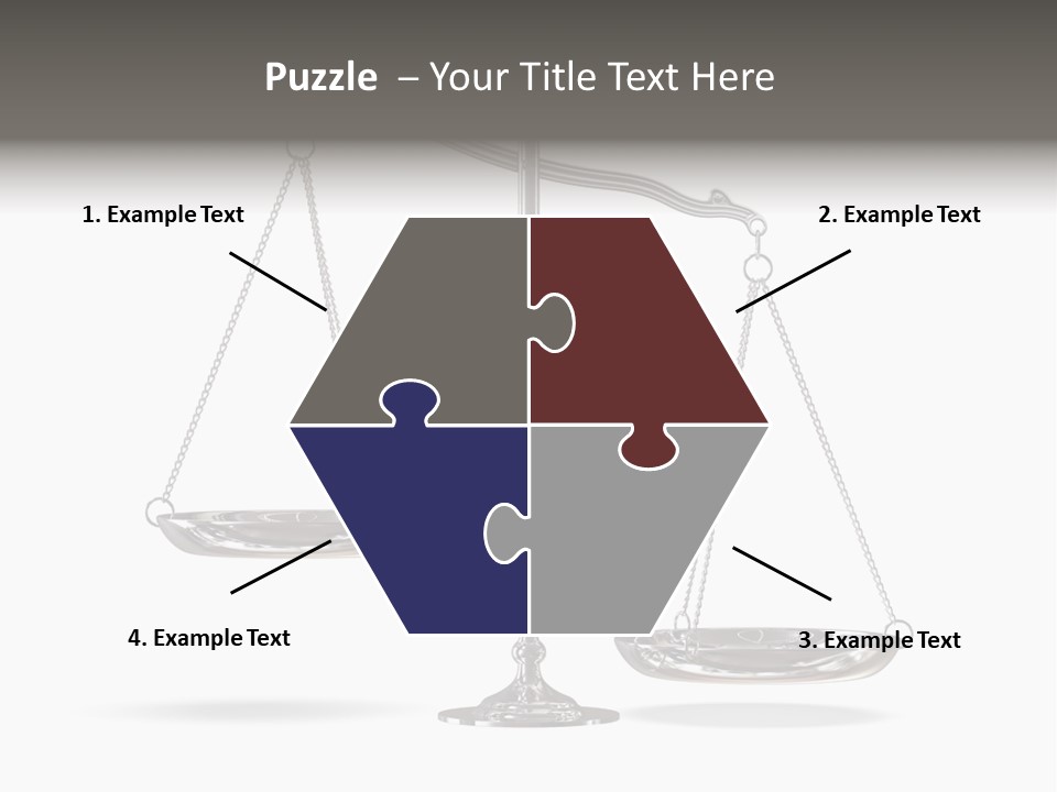 Weight Judge Law PowerPoint Template