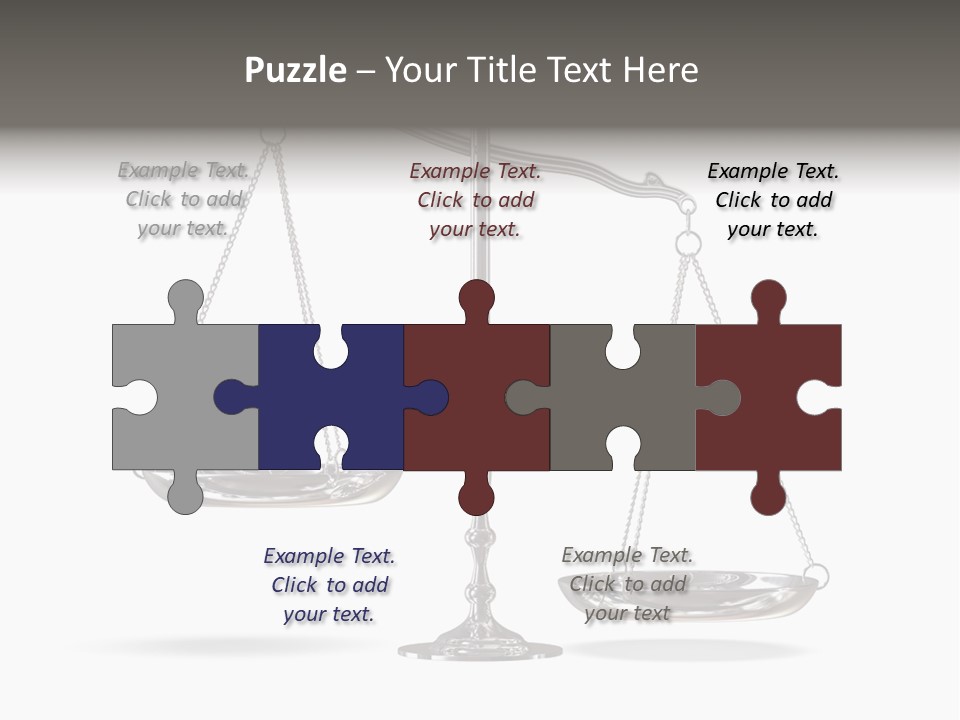 Weight Judge Law PowerPoint Template