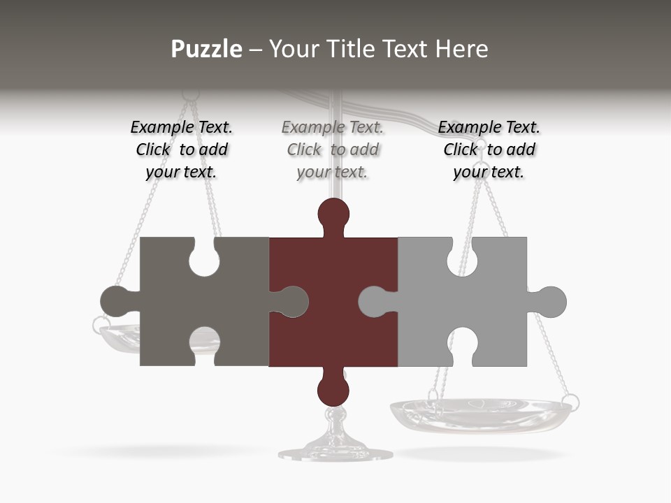 Weight Judge Law PowerPoint Template